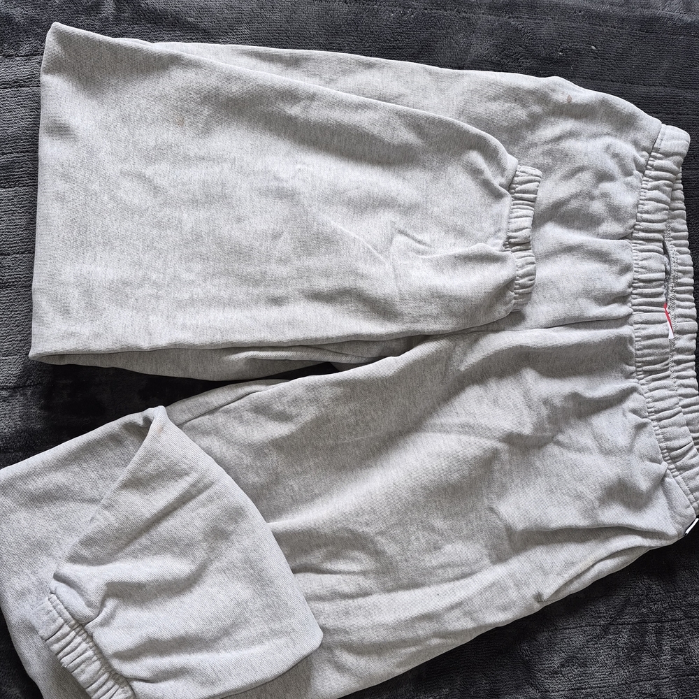 Aritzia Light Gray Fleece Sweatpants